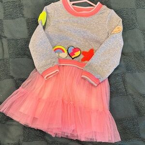 Pink BABY Sara Dress with Tulle Skirt